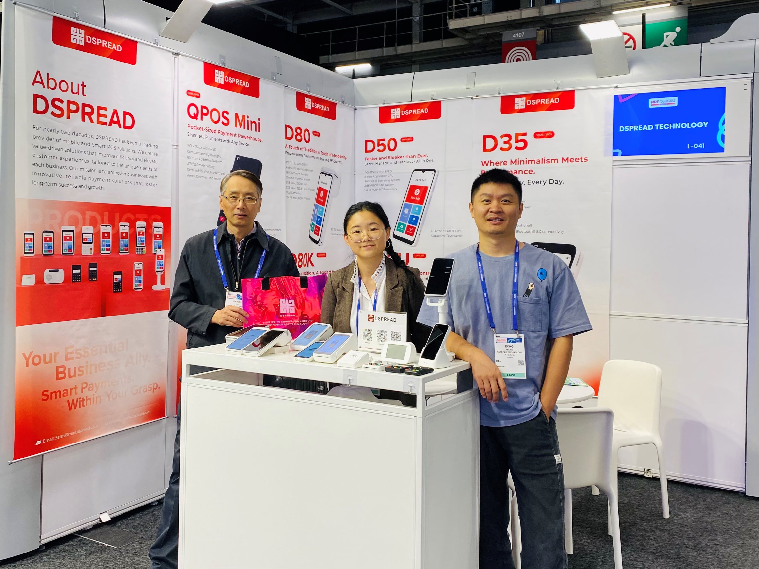 Dspread Connects with Retail and Payment Professionals at NRF Retail's Big Show Europe 2026